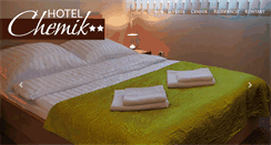 Desktop Screenshot of hotel-chemik.pl